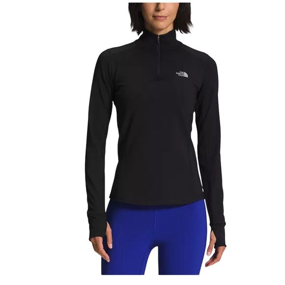 The North Face Winter Warm Essentials Quarter Zip Top Black M - Picture 1 of 9